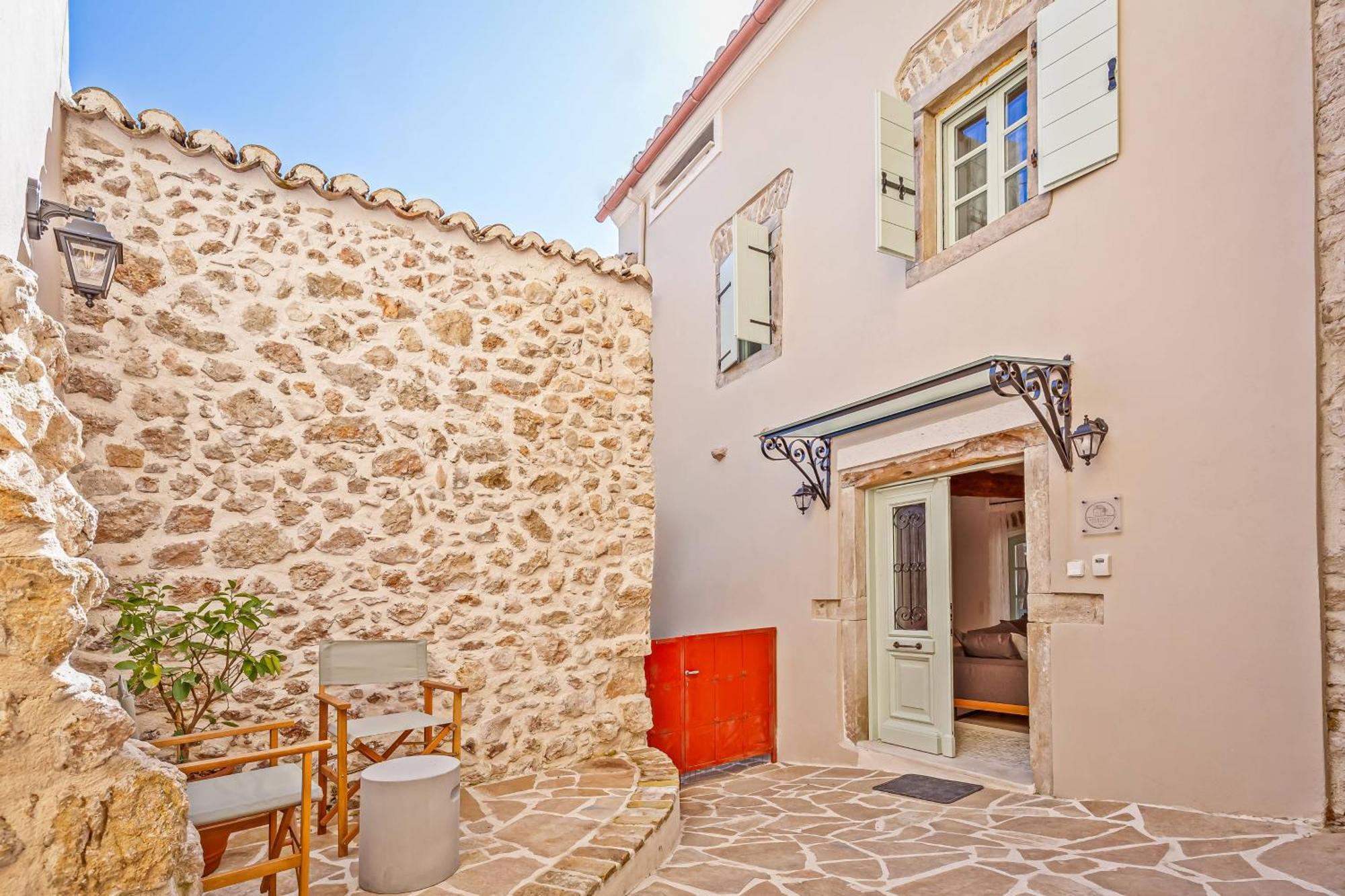 Courtyard Cottage Corfu Lákones Exterior foto