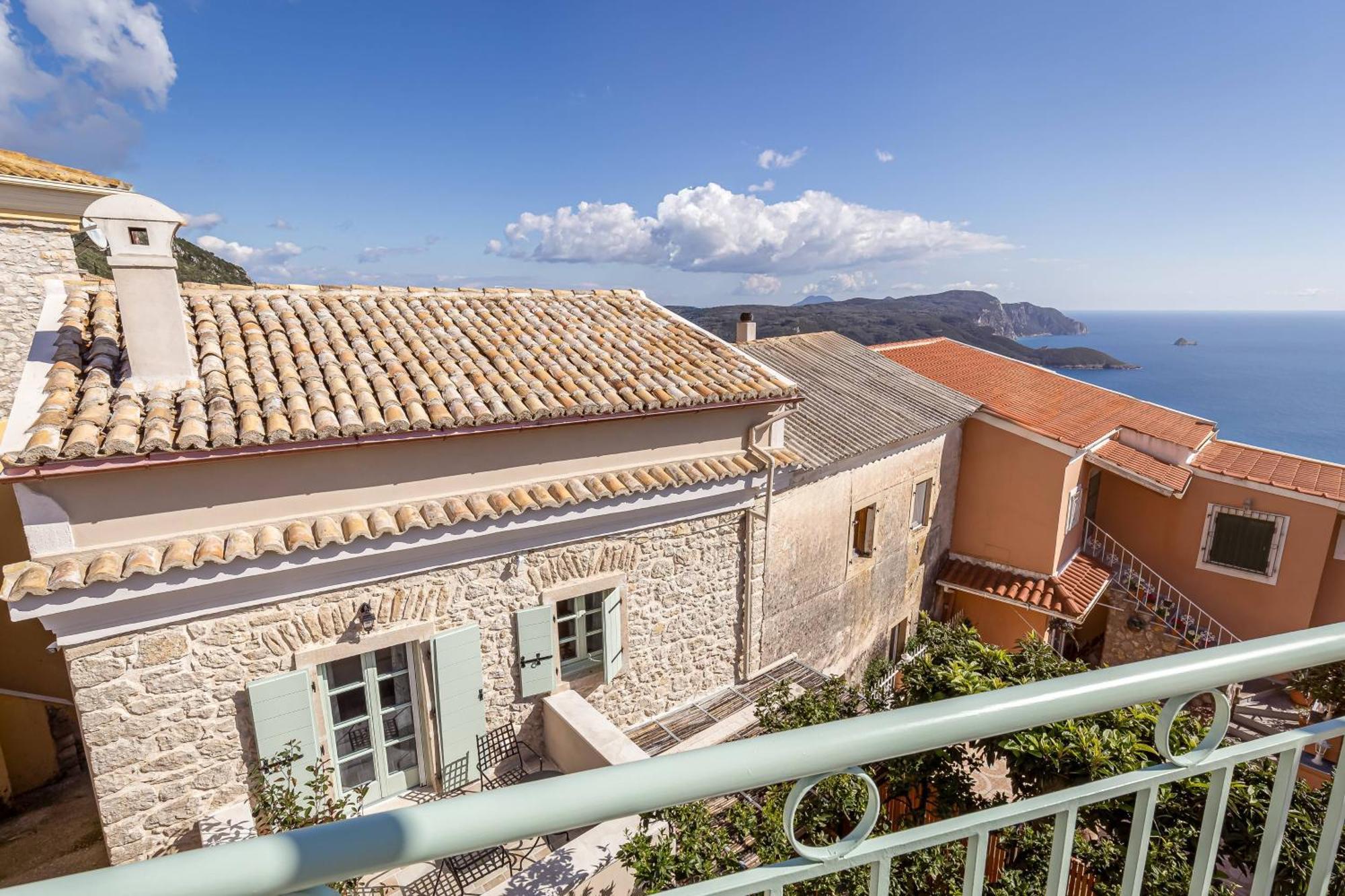 Courtyard Cottage Corfu Lákones Exterior foto