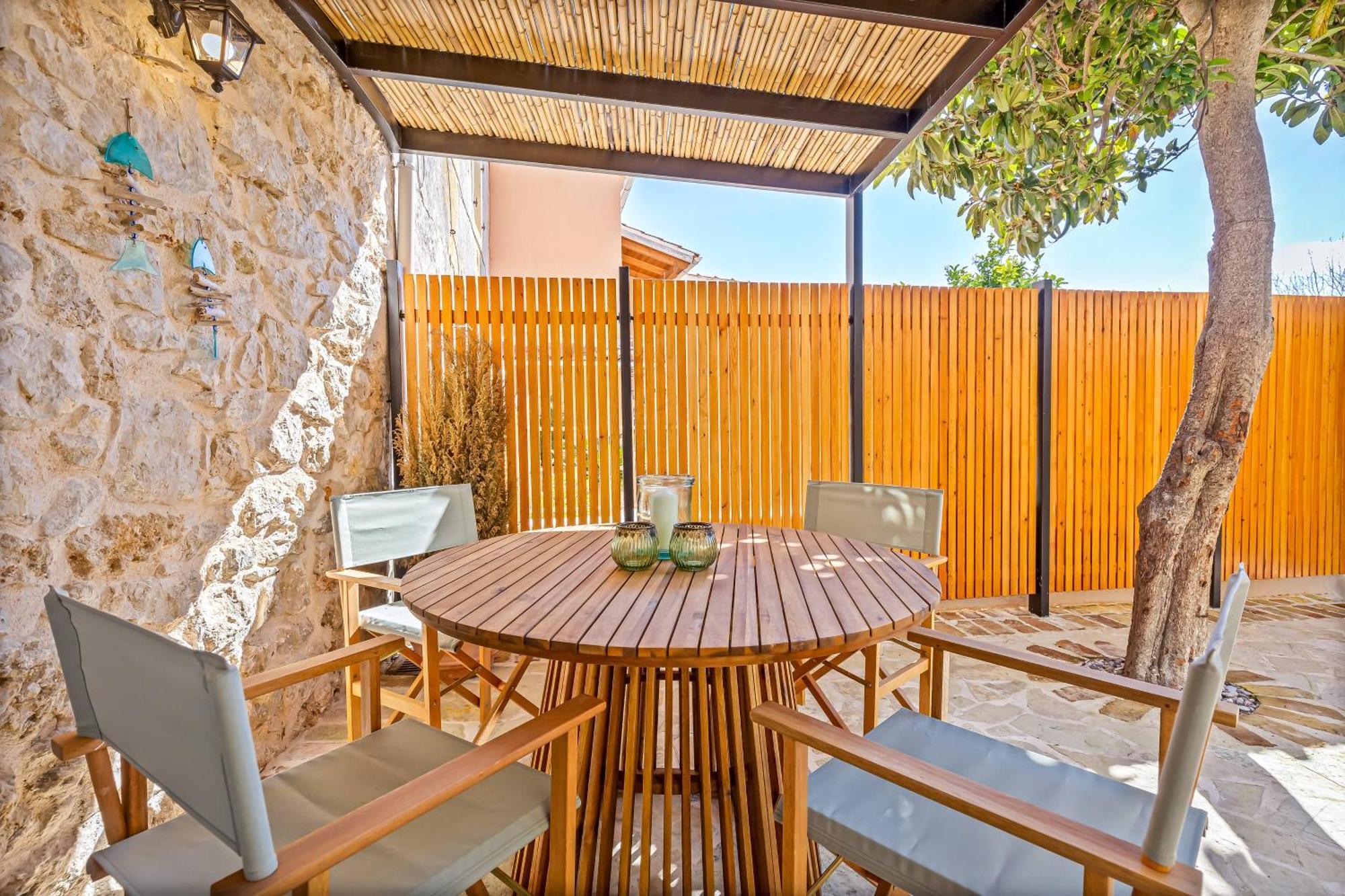 Courtyard Cottage Corfu Lákones Exterior foto