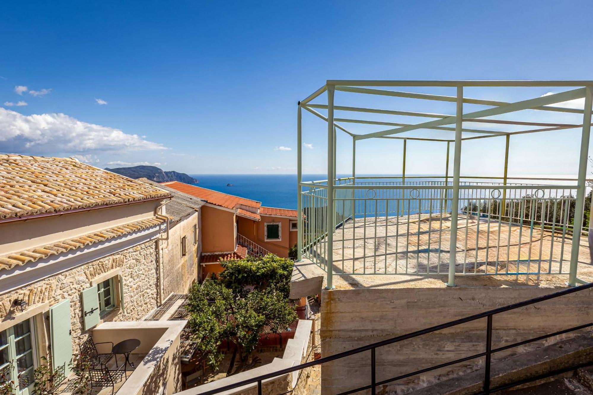 Courtyard Cottage Corfu Lákones Exterior foto